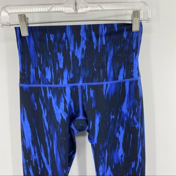 Lululemon Blue High Rise Wunder Under Leggings 4 - Picture 2 of 7